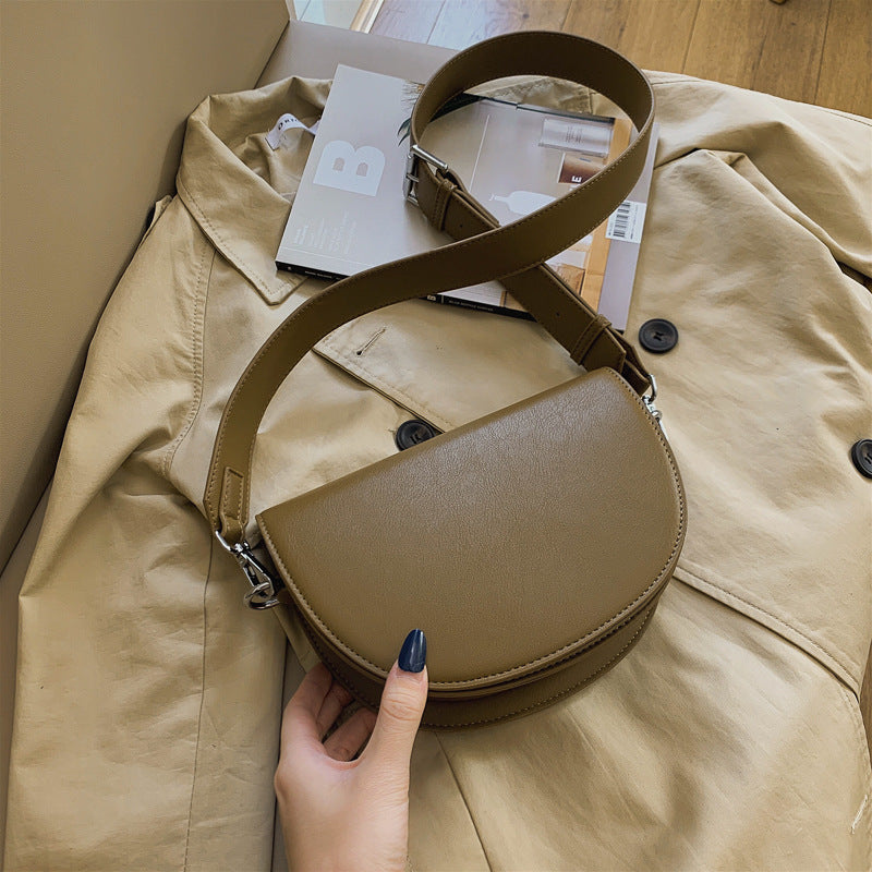 Women's High Quality Simple Fashion Solid Color Shoulder Bags