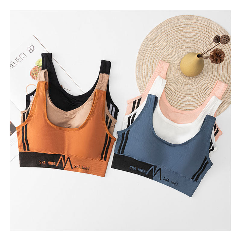 Women's With Wrapped Chest Underwear Tube Top Running Tanks Camis