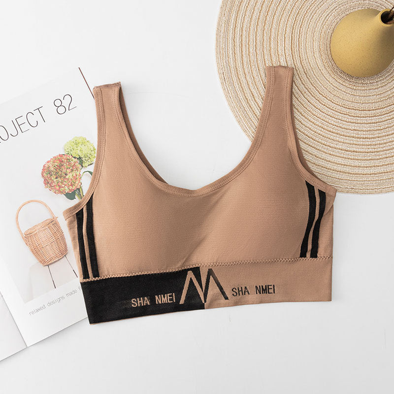 Women's With Wrapped Chest Underwear Tube Top Running Tanks Camis