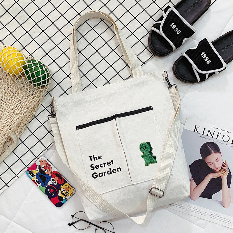Fashion Canvas Female Style Artistic Class Shoulder Bags