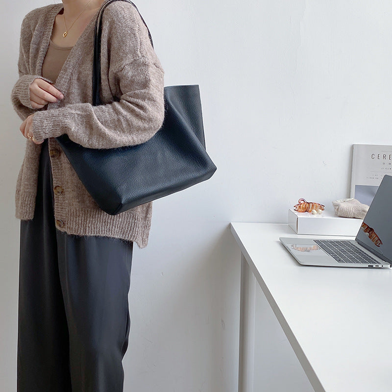 Women's Portable Korean Style Big Combination Fashion Shoulder Bags