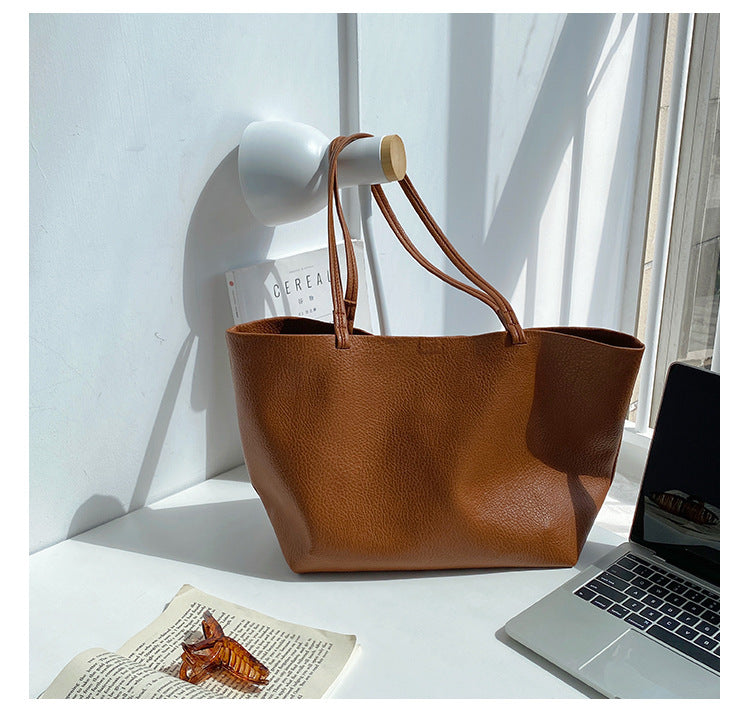 Women's Portable Korean Style Big Combination Fashion Shoulder Bags
