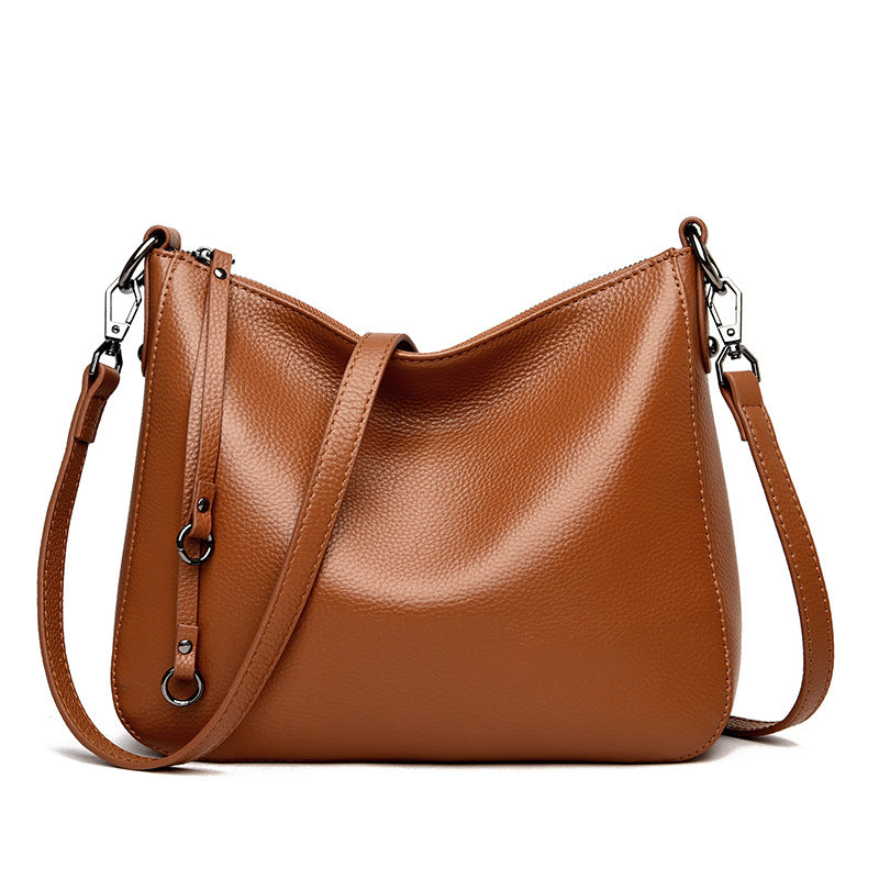Women's High-grade Large Capacity Genuine Leather Versatile Women's Shoulder Bag