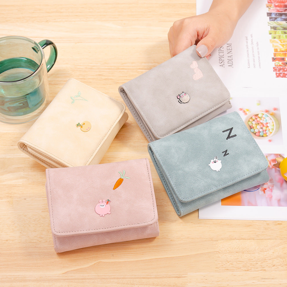 Women's Korean Style Fashionable Cute Fashion Simple Ladies Wallets