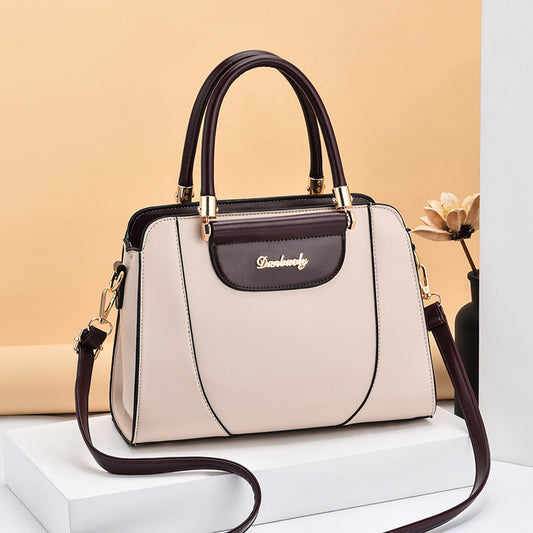 Women's Fashion Large Capacity Korean Style Contrast Shoulder Bags