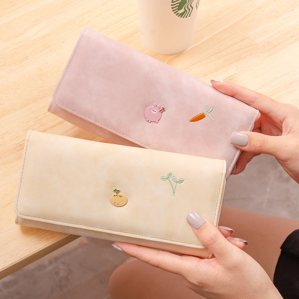 Women's Korean Style Fashionable Cute Fashion Simple Ladies Wallets