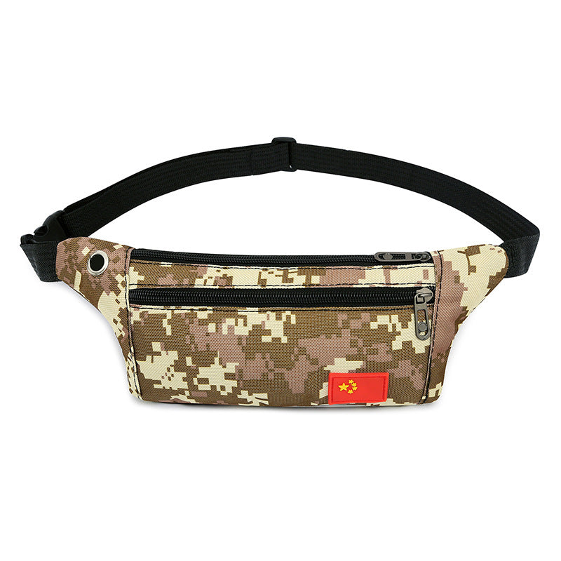 Tactics Mobile Camouflage Running Waterproof Oxford Men's Waist Packs