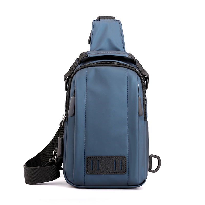 Men's Multifunctional Fashion Waterproof Nylon Cloth Trendy Men's Chest Bags