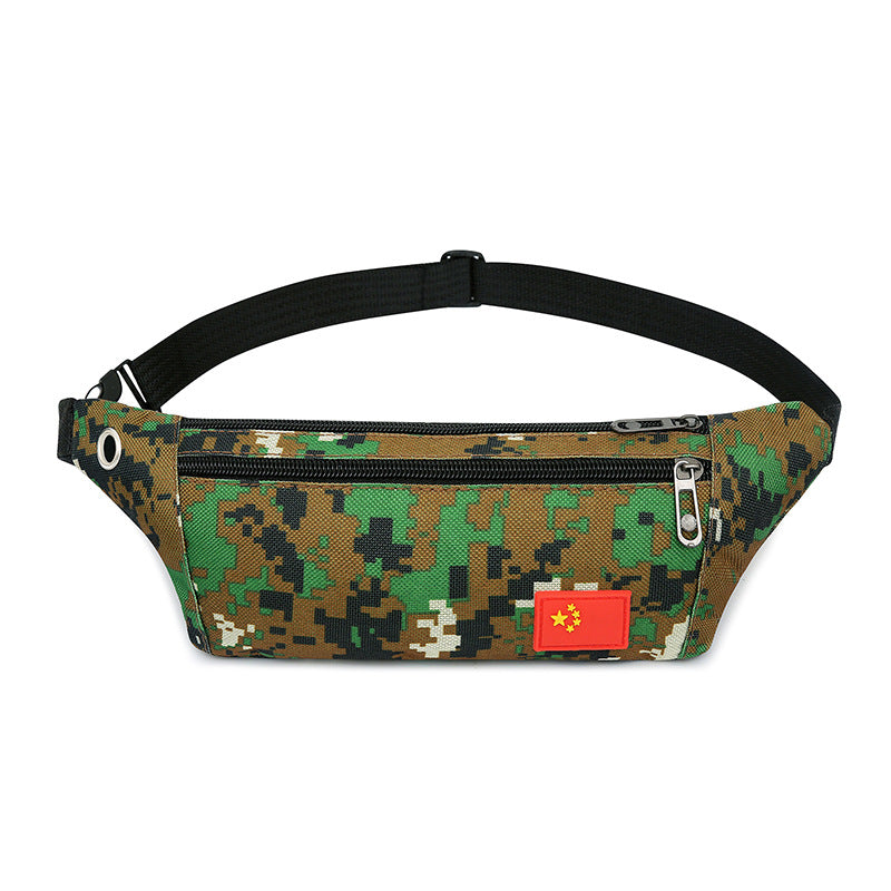 Tactics Mobile Camouflage Running Waterproof Oxford Men's Waist Packs