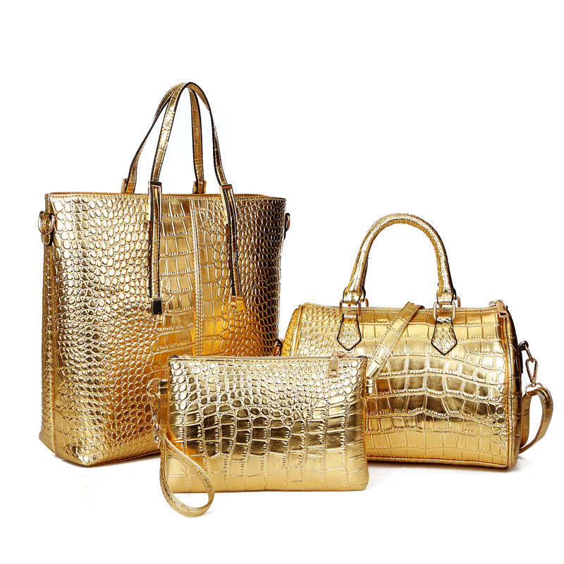 Women's Trendy Large Capacity Fashion Shiny Tide Women's Shoulder Bag