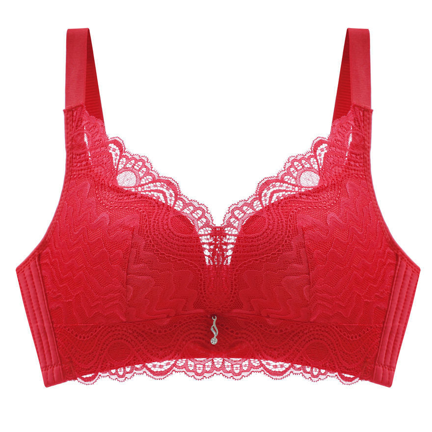 Women's Small Chest Push Up Wireless Adjustable Breast Holding Lingerie Sets