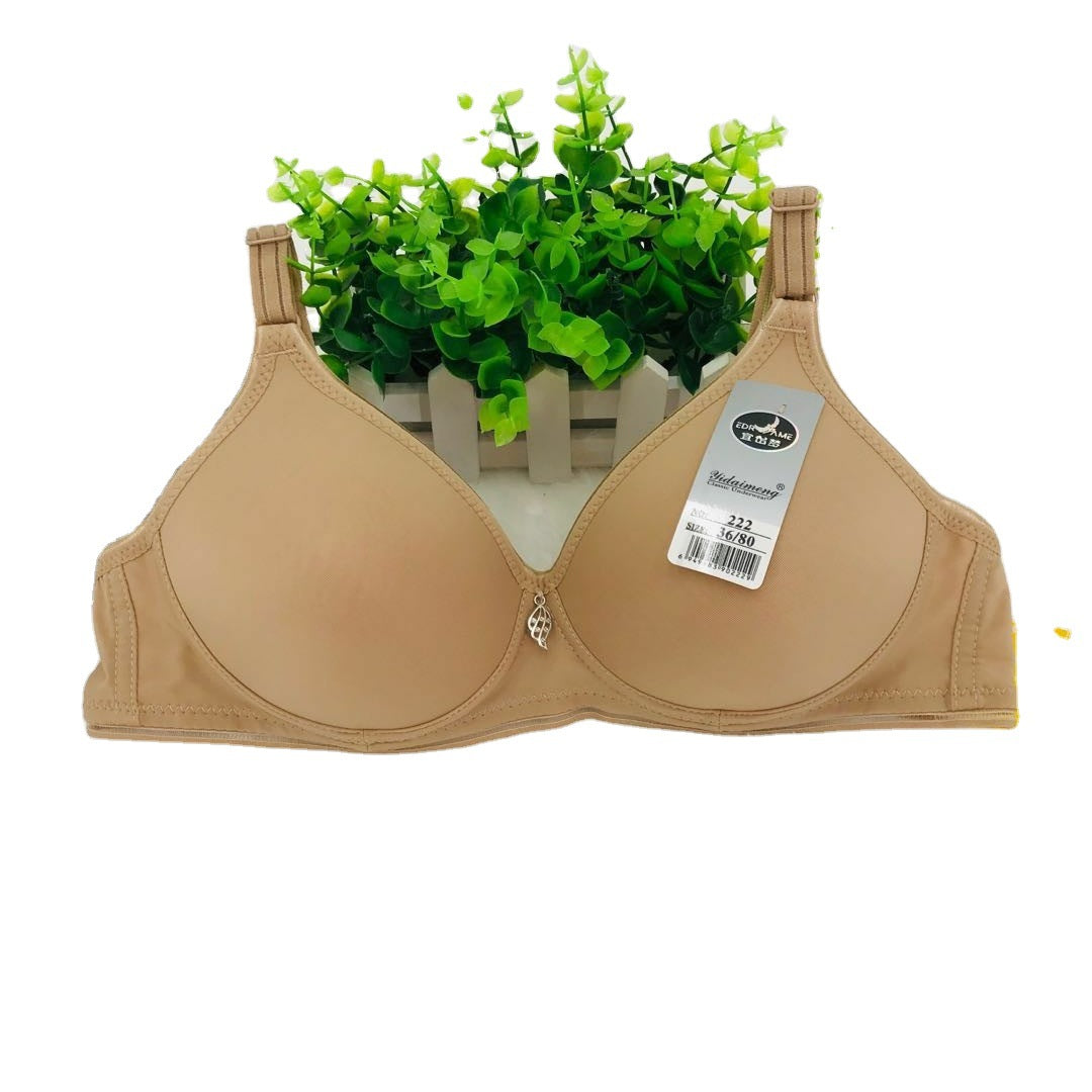 Concentrated Cup Boneless Soft Underwear Double Bras