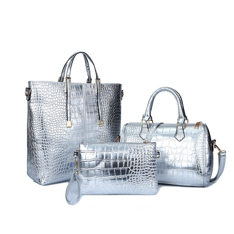 Women's Trendy Large Capacity Fashion Shiny Tide Women's Shoulder Bag