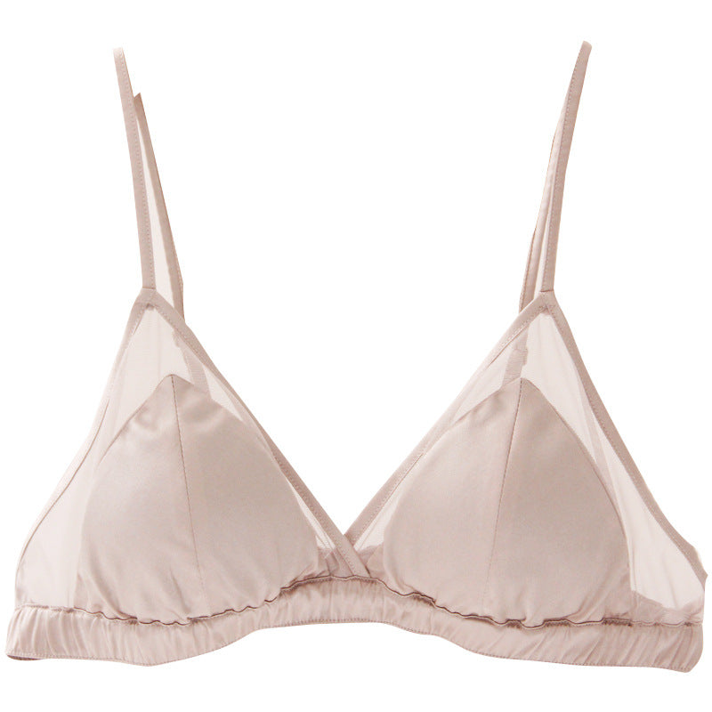 Style Triangle Cup Small Breasts Lady's Thin Everyday Bras