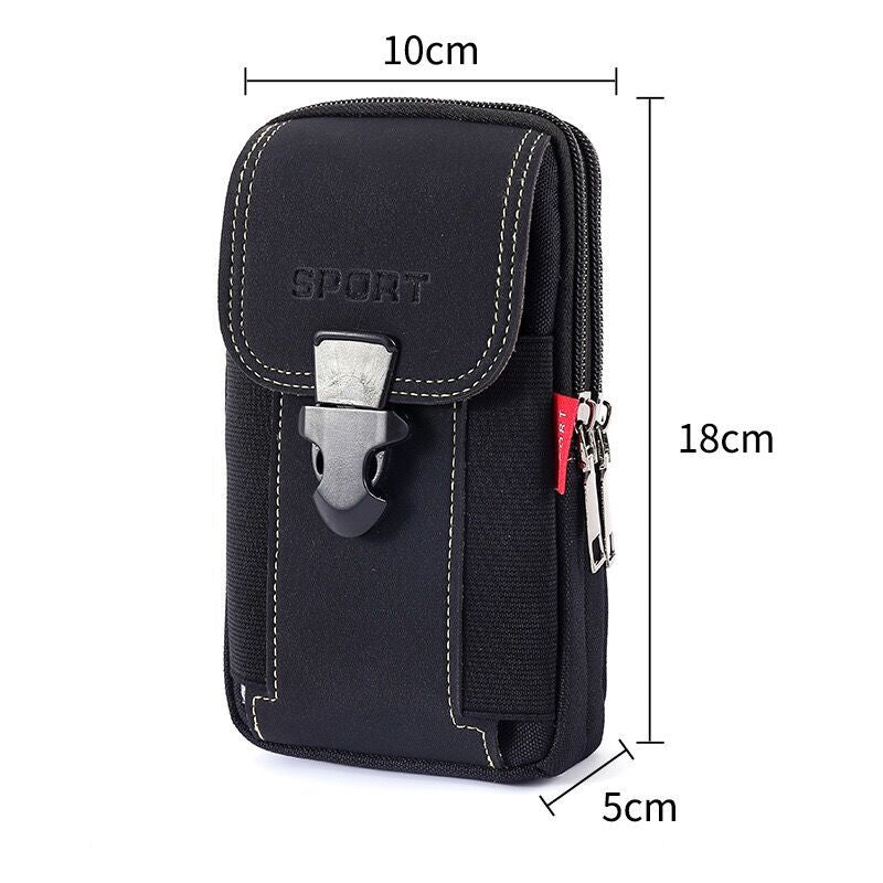 Men's New Mobile Canvas Running Inch Phone Bags