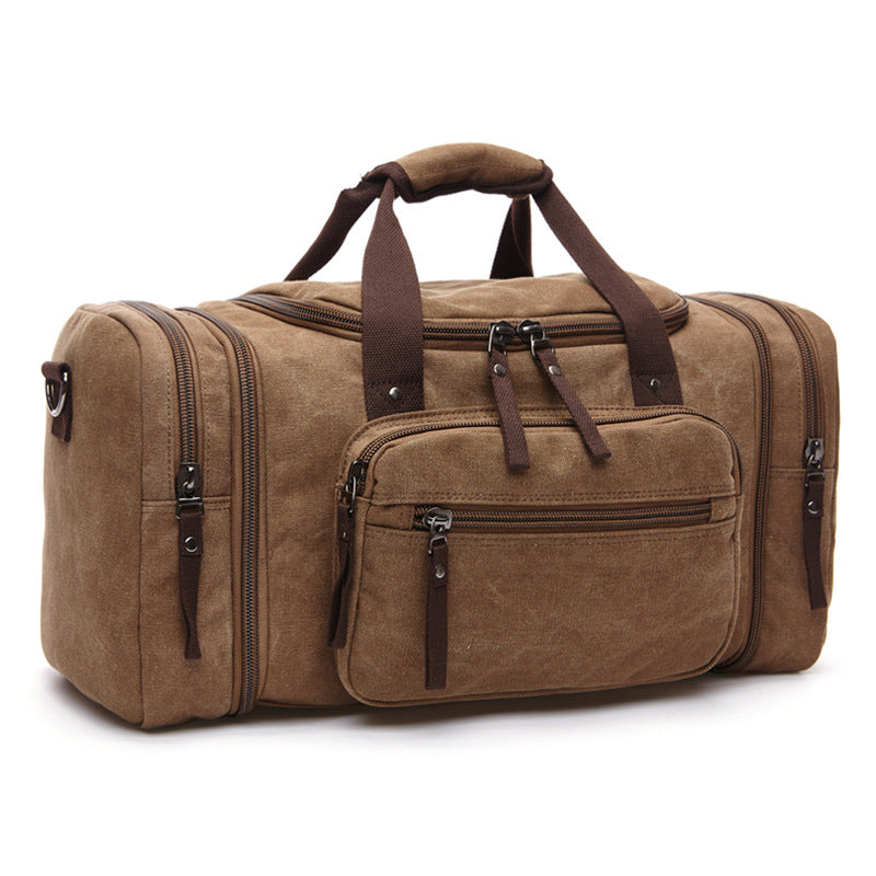 Fashion Portable Canvas Trendy Large Capacity Travel Bags