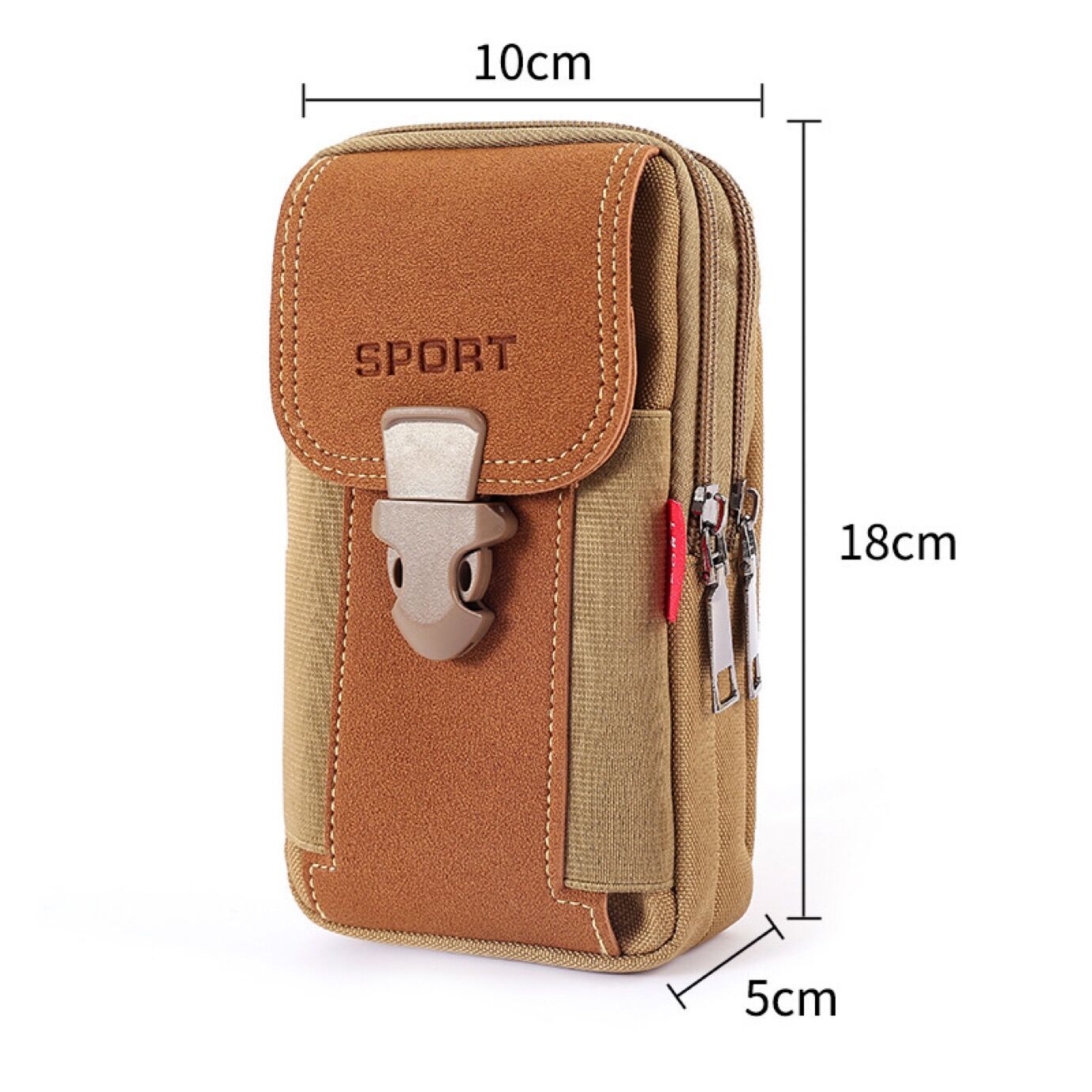 Men's New Mobile Canvas Running Inch Phone Bags