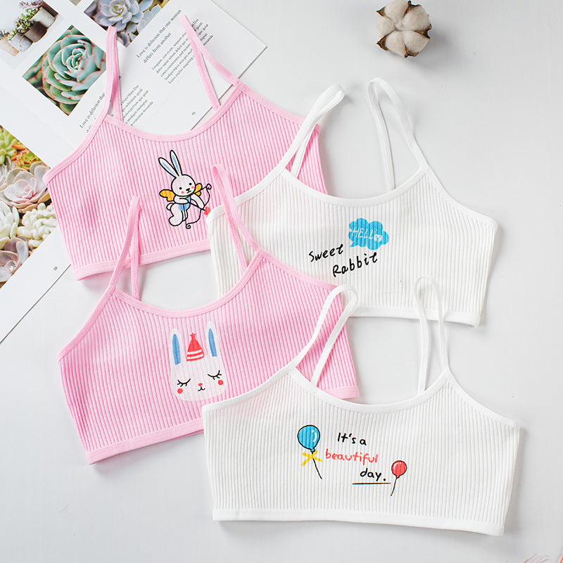 Vest Thread Combination Junior High School Tanks Camis