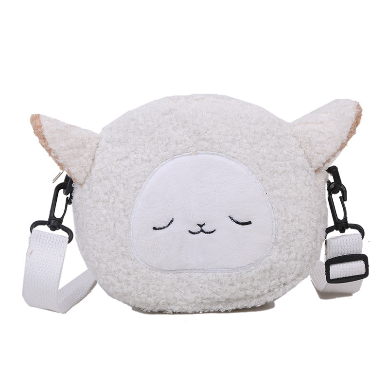 Style Ugly Cute Winter Versatile Plush Crossbody Bags