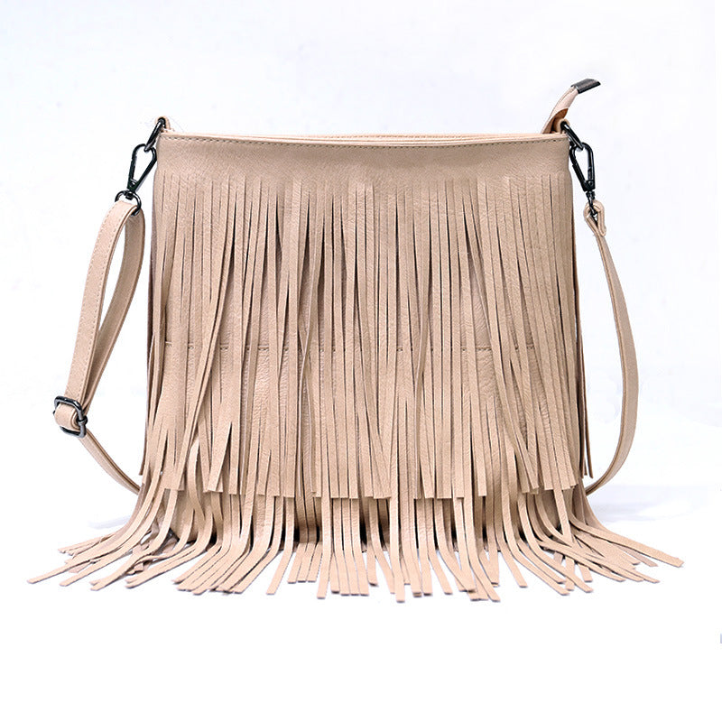 Women's Glamorous New Big Fashion Tassel Crossbody Bags