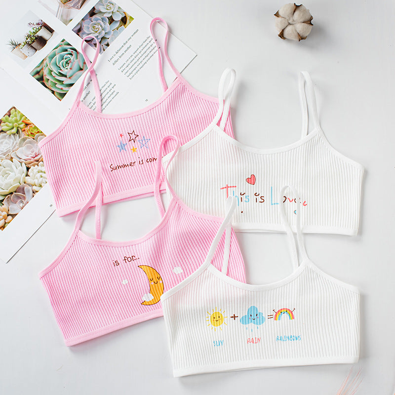 Vest Thread Combination Junior High School Tanks Camis