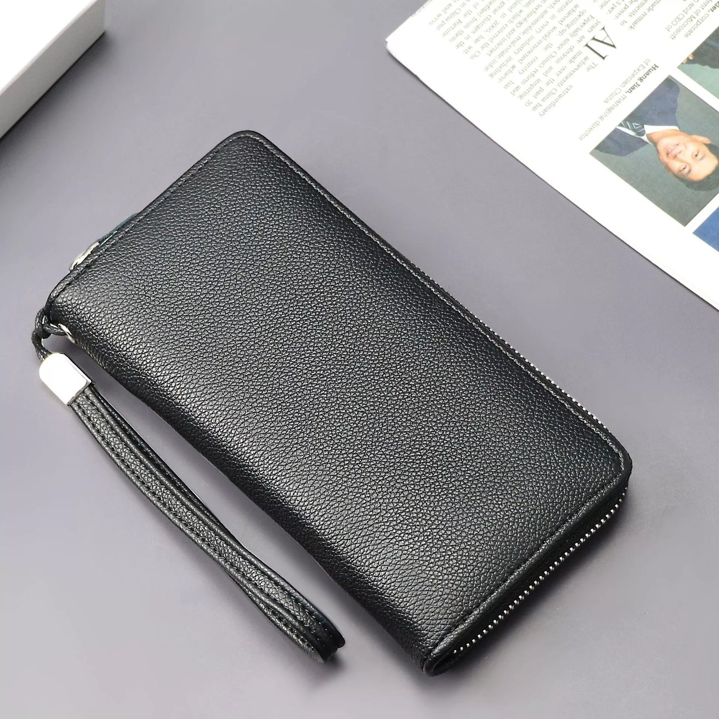 Women's & Men's & Slots Large Capacity Zip Organ Men's Wallets