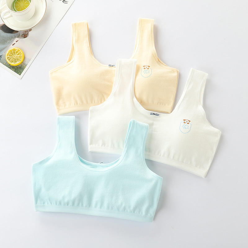 Age Vest Pure Cotton Junior High Everyday Bras