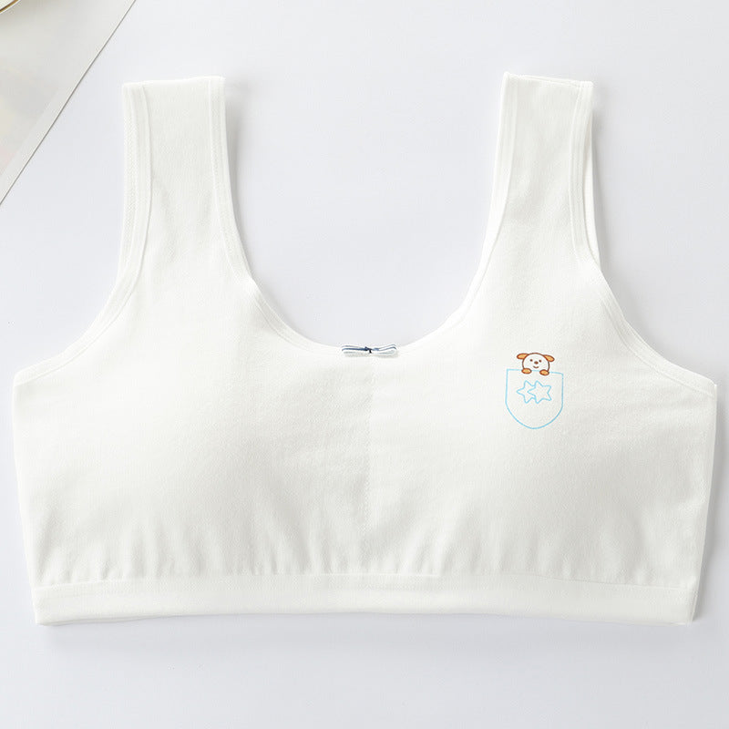 Age Vest Pure Cotton Junior High Everyday Bras