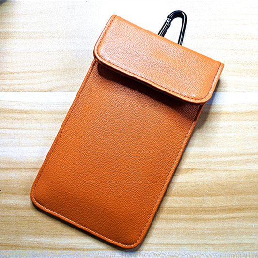 Pattern Climbing Button Carabiner Mobile Signal Shielding Bags