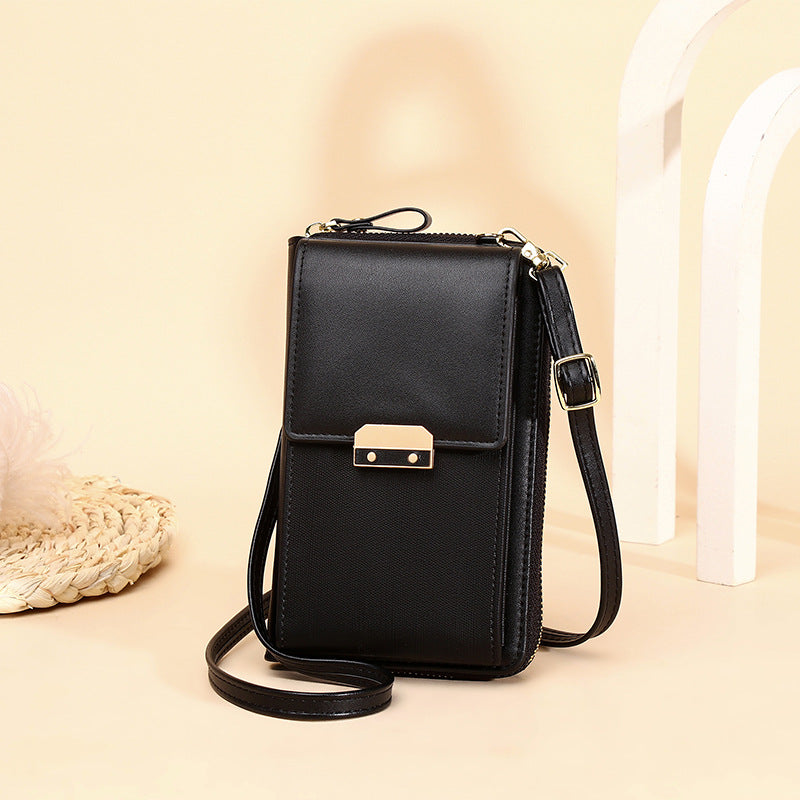 Women's Mobile Fashion Simple Korean Latch Crossbody Bags