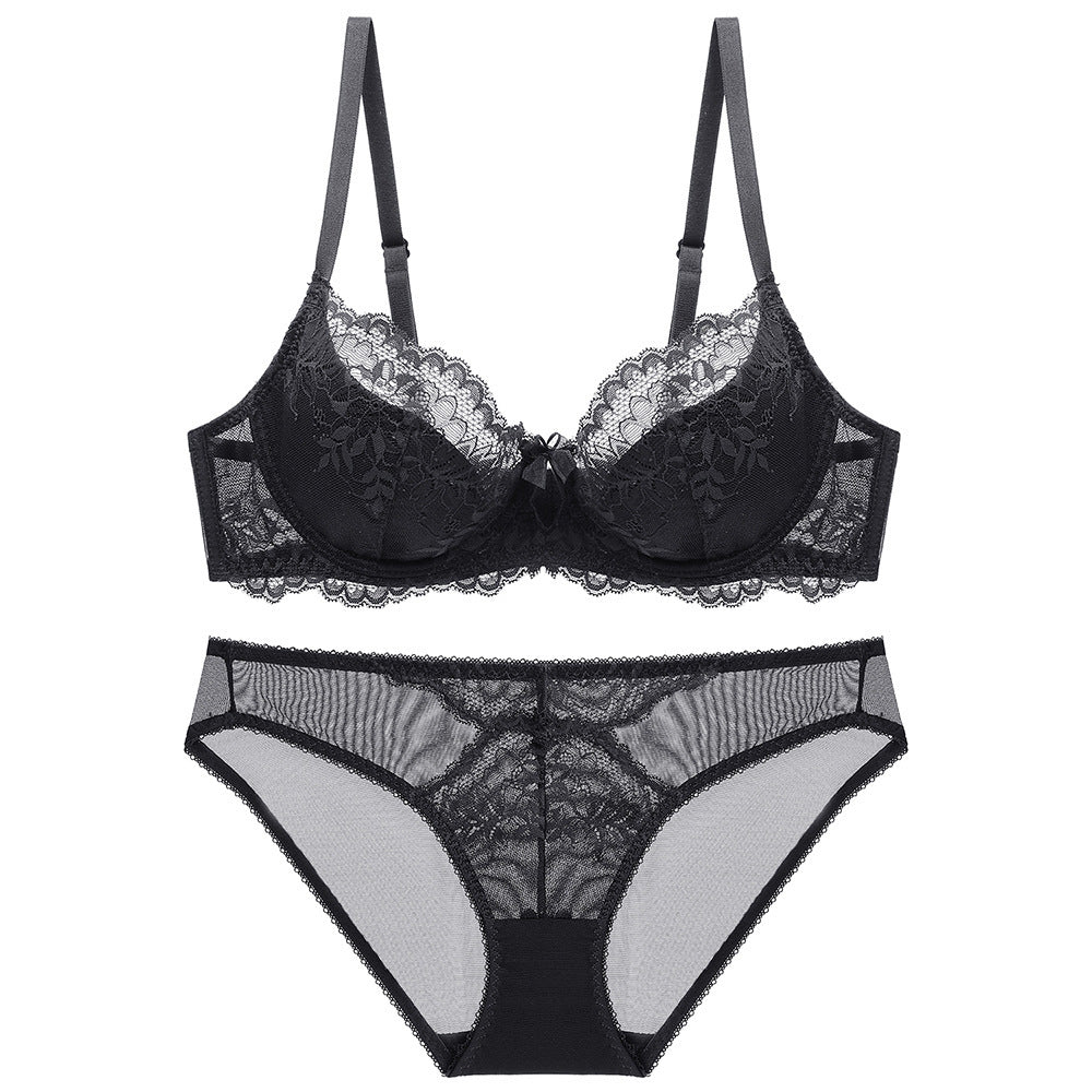 Sexy Thin Underwear Lace Big Chest Lingerie Sets