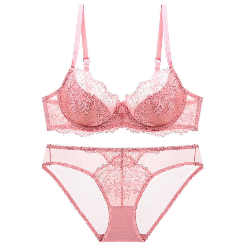 Sexy Thin Underwear Lace Big Chest Lingerie Sets
