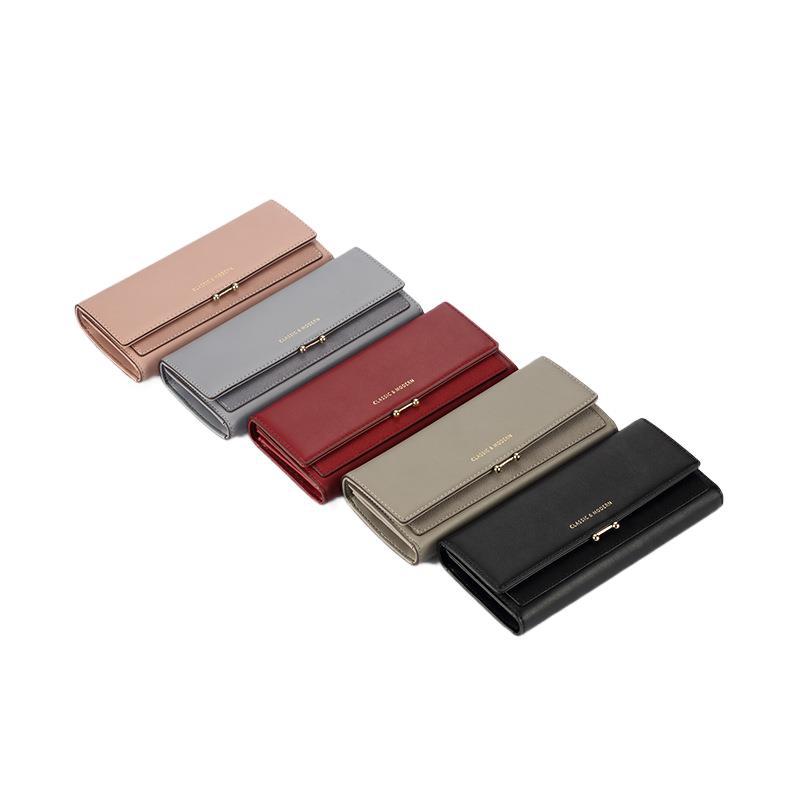 Women's Long Retro Large Capacity Clutch Ladies Wallets