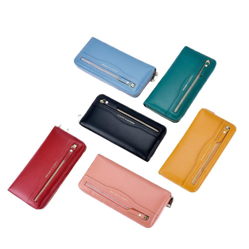 Creative Charming Women's Zipper Long Clutch Ladies Wallets
