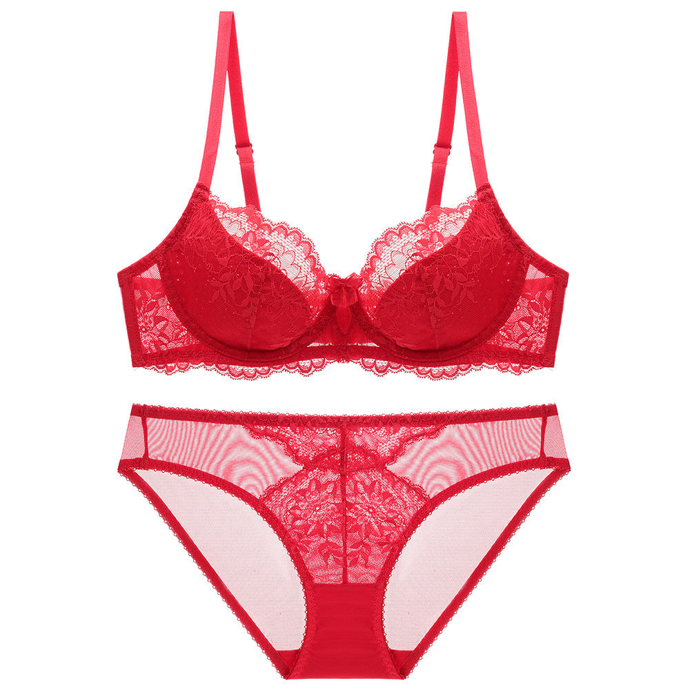 Sexy Thin Underwear Lace Big Chest Lingerie Sets