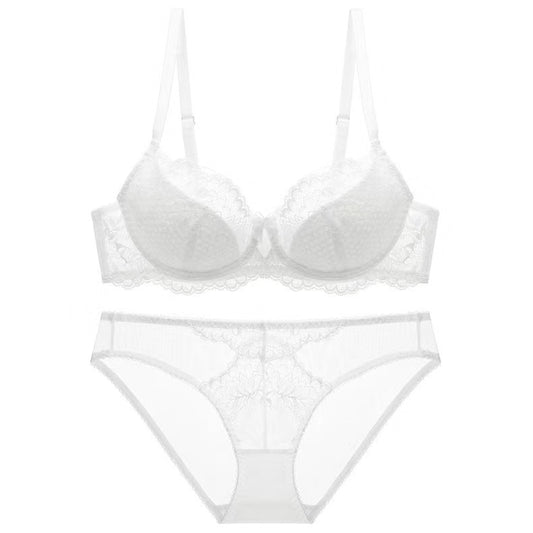 Lace Thin Cotton Big Chest Small Lingerie Sets