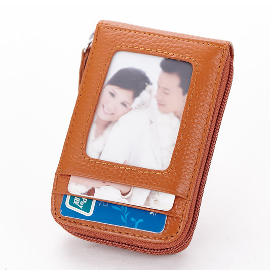 Trendy Women's & Men's Leather Organ Card Holder