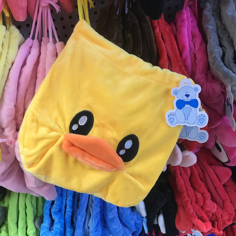 Women's & Men's & Plush Cute Drawstring Korean Mobile Bags