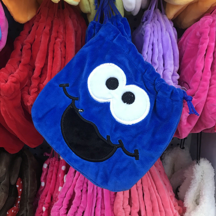 Women's & Men's & Plush Cute Drawstring Korean Mobile Bags