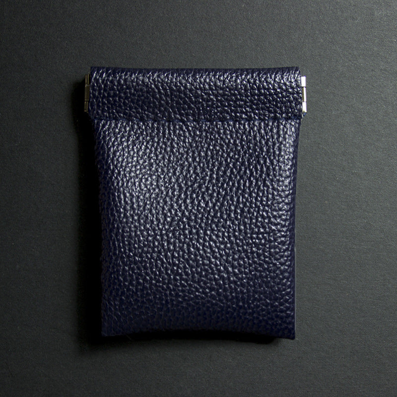 Women's & Men's & Earphone Storage Leather Coin Purses