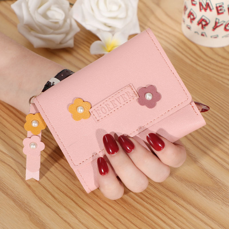 Women's Mini Short Soft Leather Fashion Simple Ladies Wallets