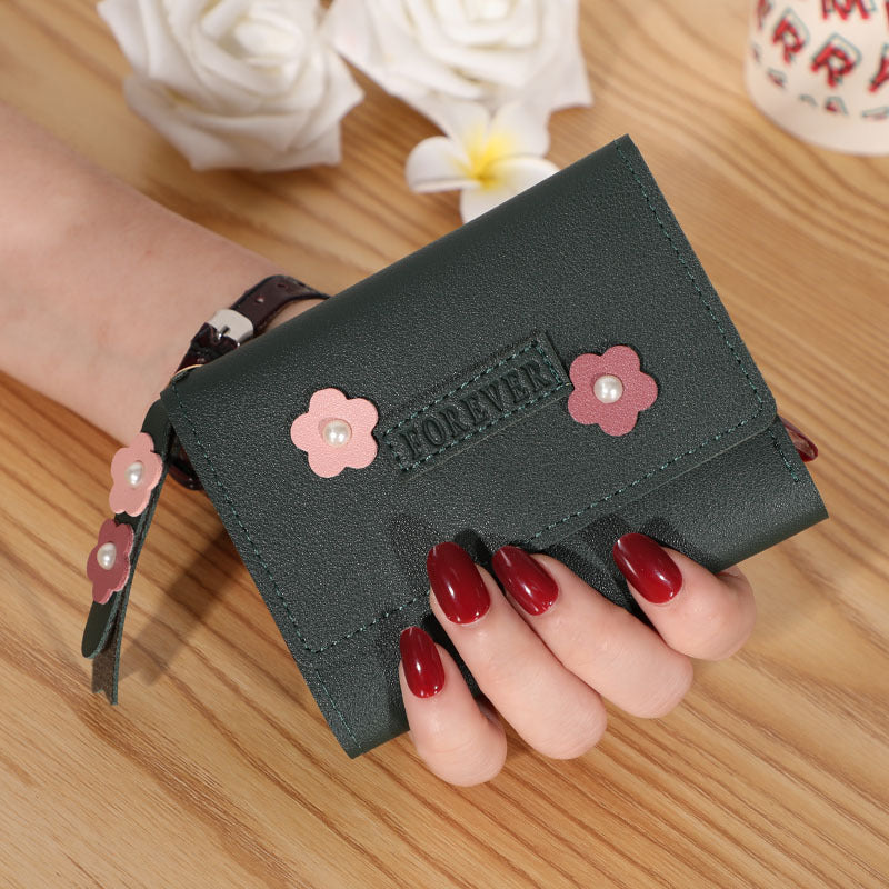 Women's Mini Short Soft Leather Fashion Simple Ladies Wallets