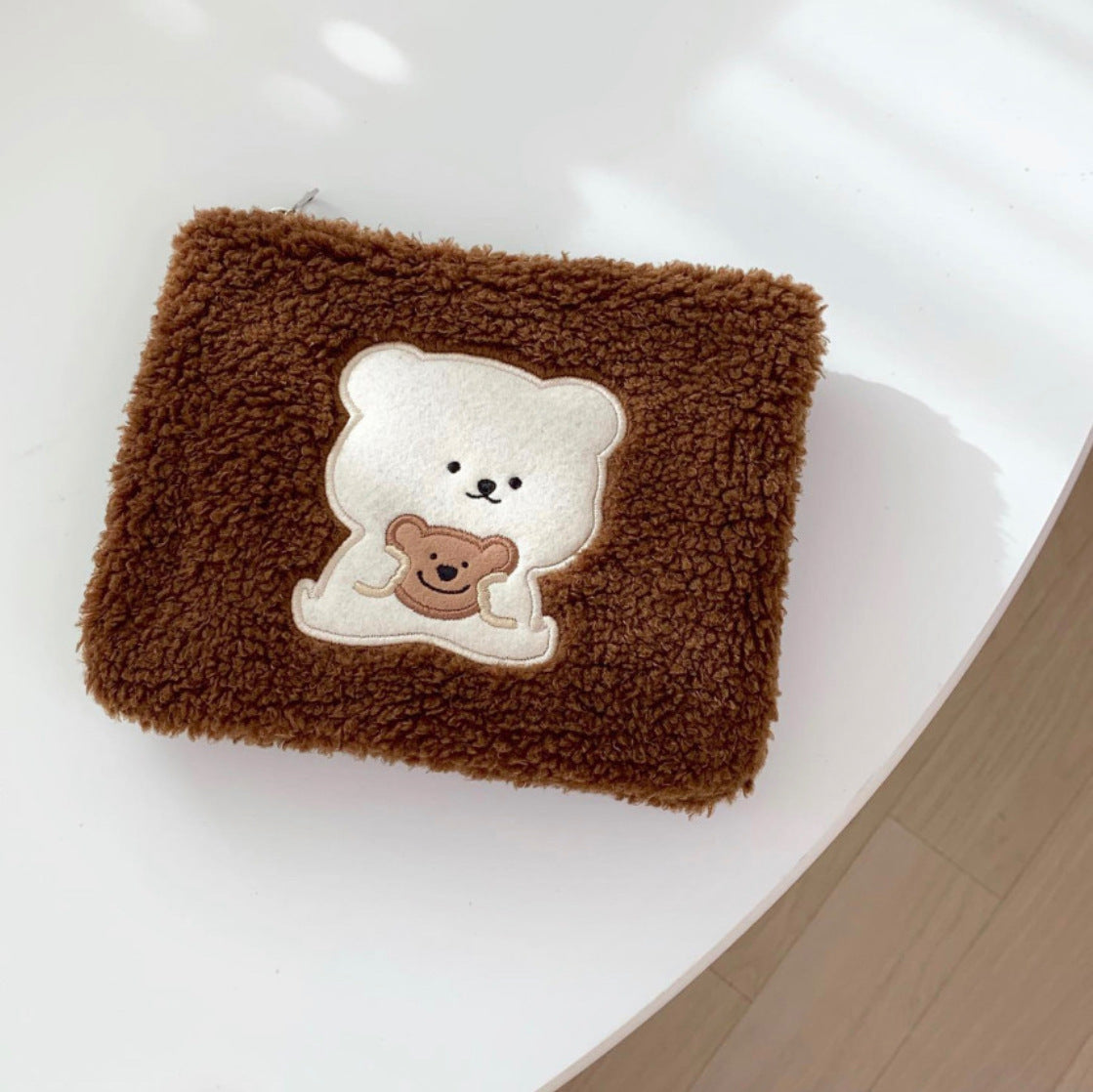 Trendy Pretty Plush Bear Storage Toiletry Cosmetic Bags