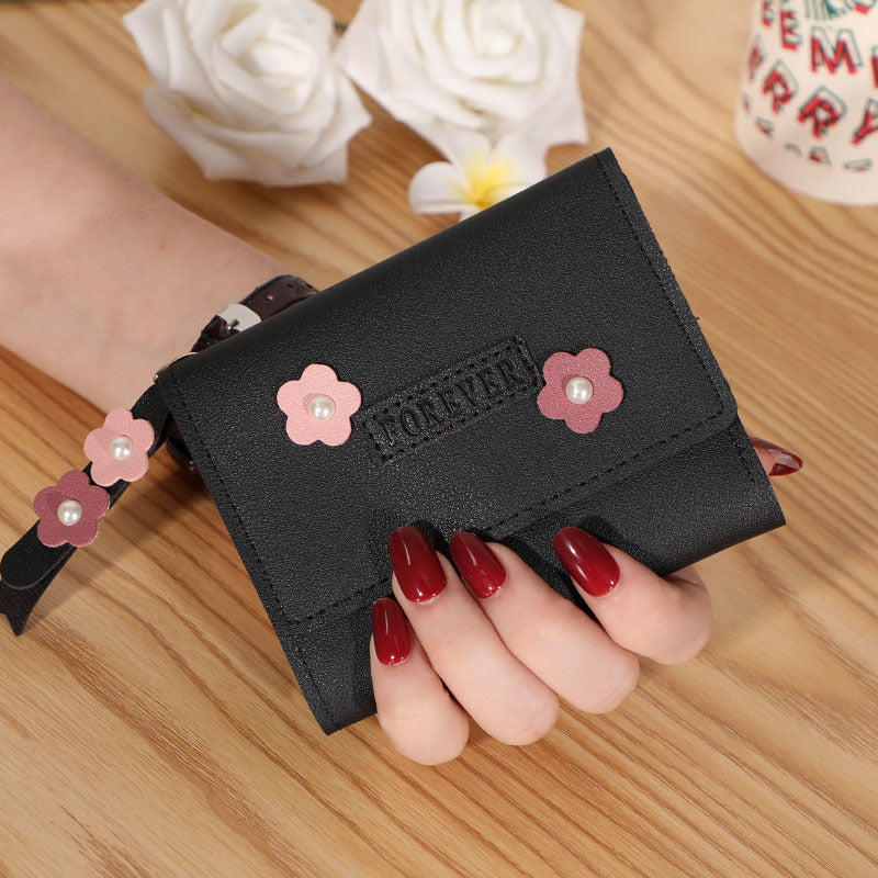 Women's Mini Short Soft Leather Fashion Simple Ladies Wallets