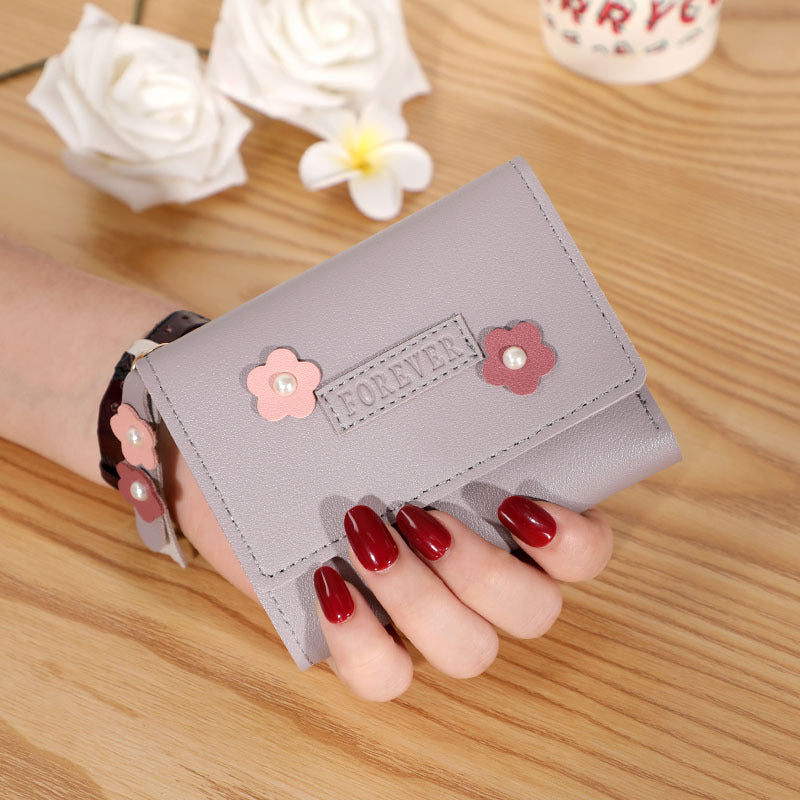 Women's Mini Short Soft Leather Fashion Simple Ladies Wallets