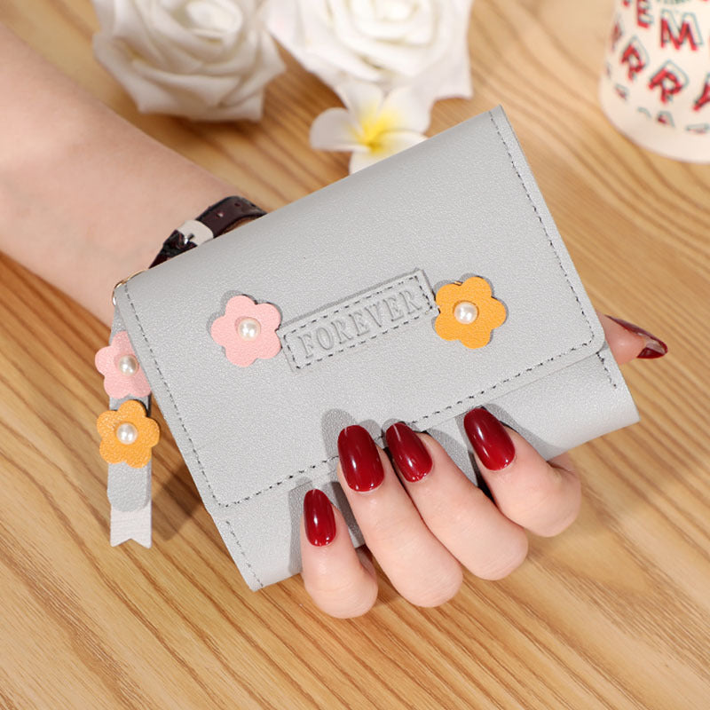 Women's Mini Short Soft Leather Fashion Simple Ladies Wallets