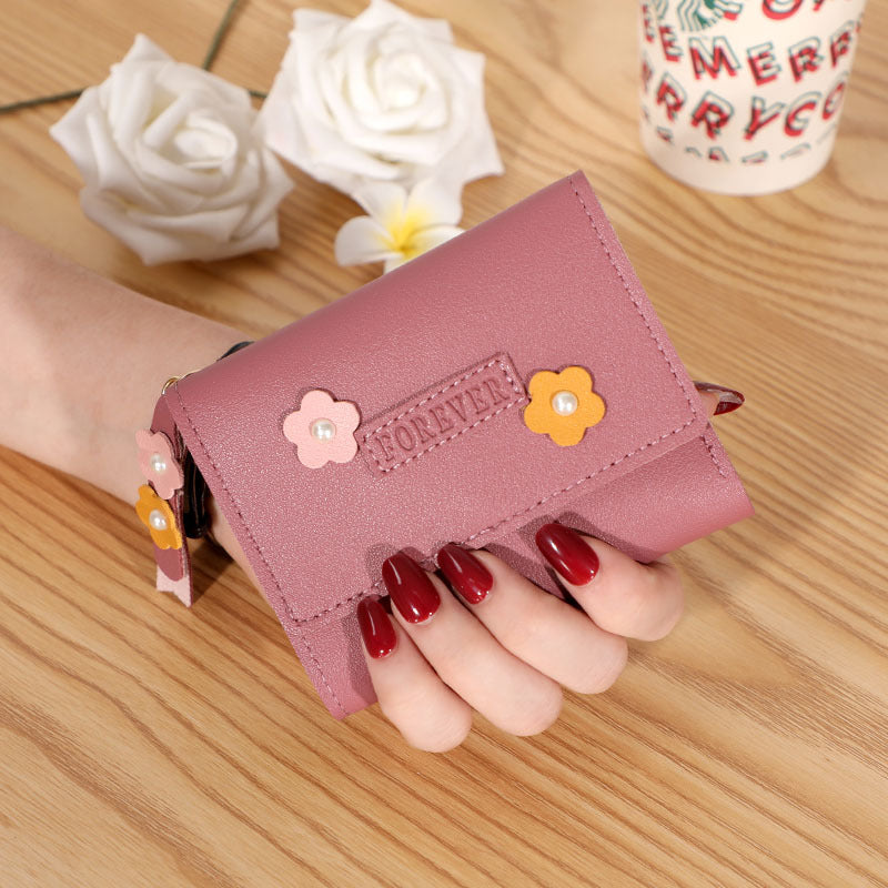 Women's Mini Short Soft Leather Fashion Simple Ladies Wallets