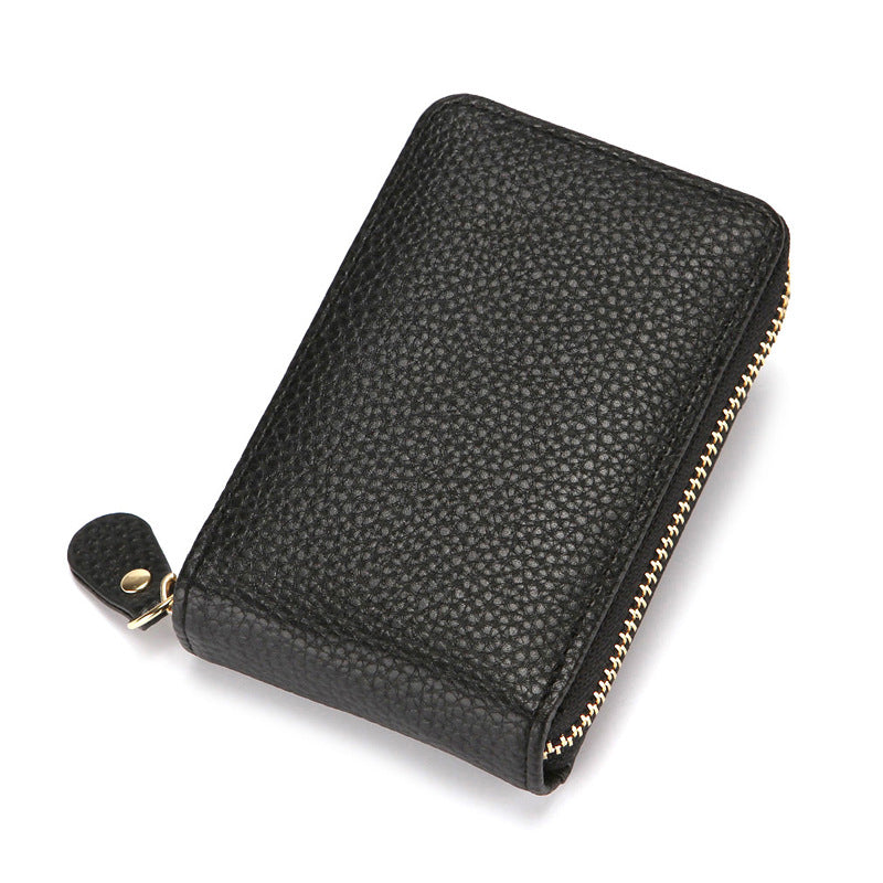 Women's Expanding Multiple Slots Zipper Bank Card Holder