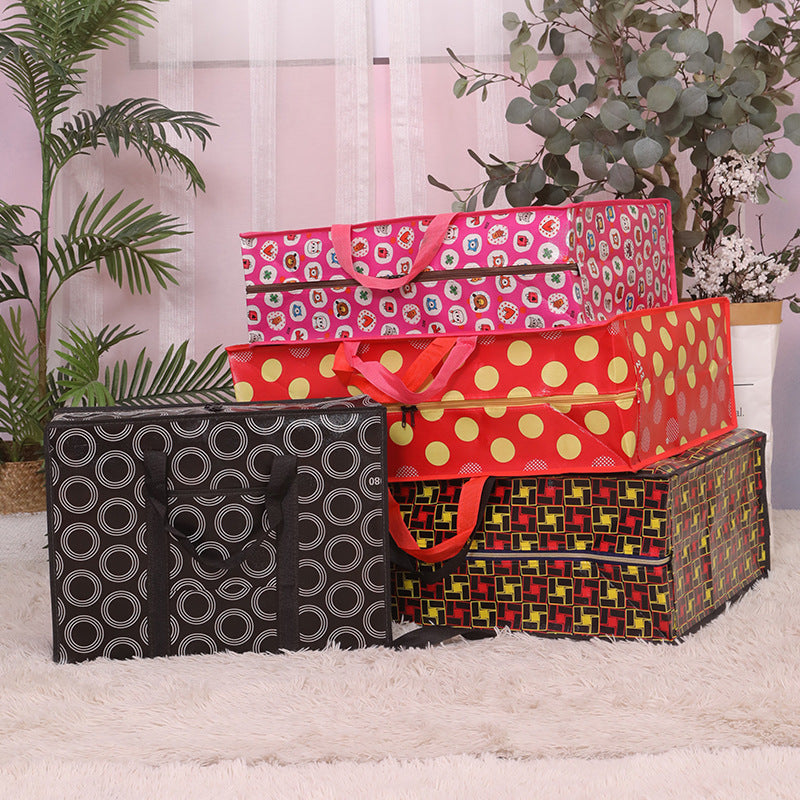 Classy Thick Quilt Film Laminated Printing Travel Bags