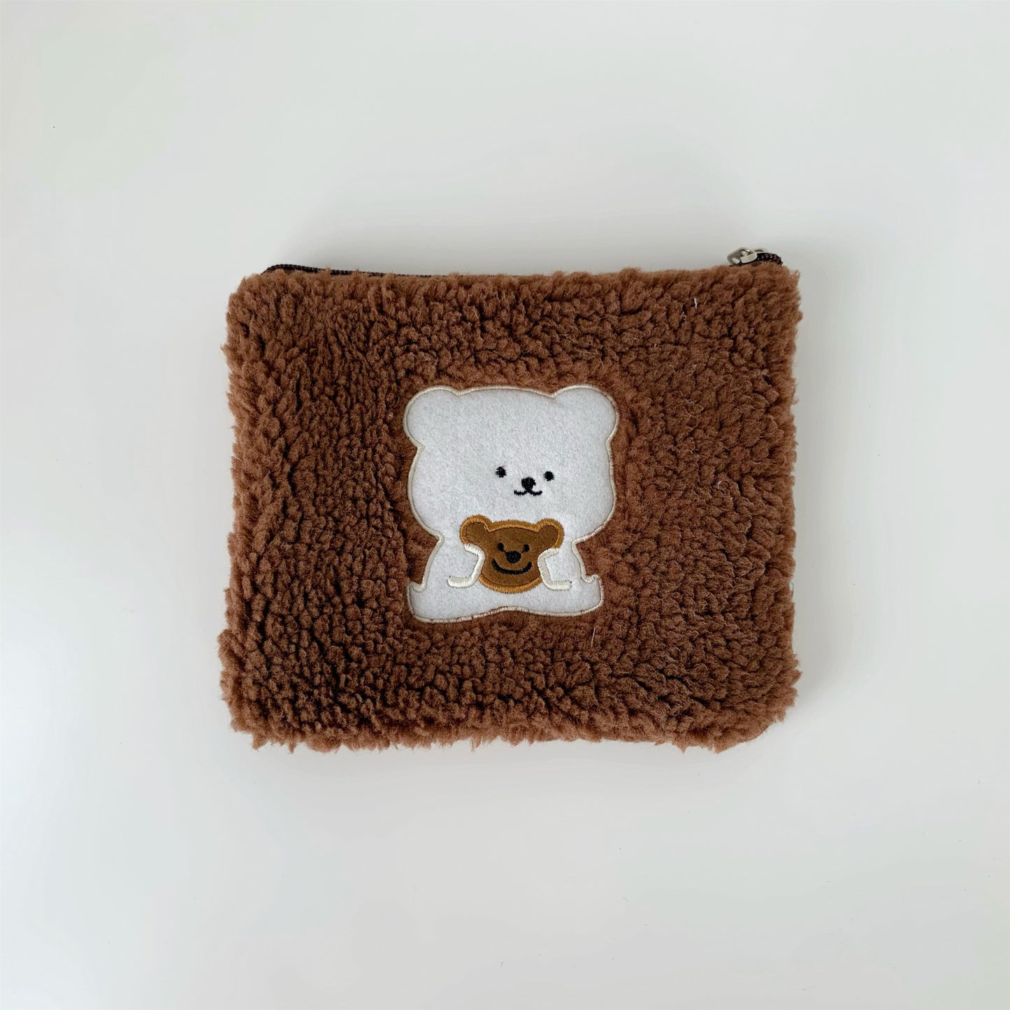 Trendy Pretty Plush Bear Storage Toiletry Cosmetic Bags